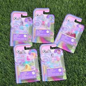 Polly Pocket Mini Figures Set Of 5 New